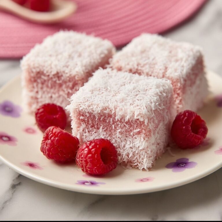 Raspberry Snowflake Cake Recipe