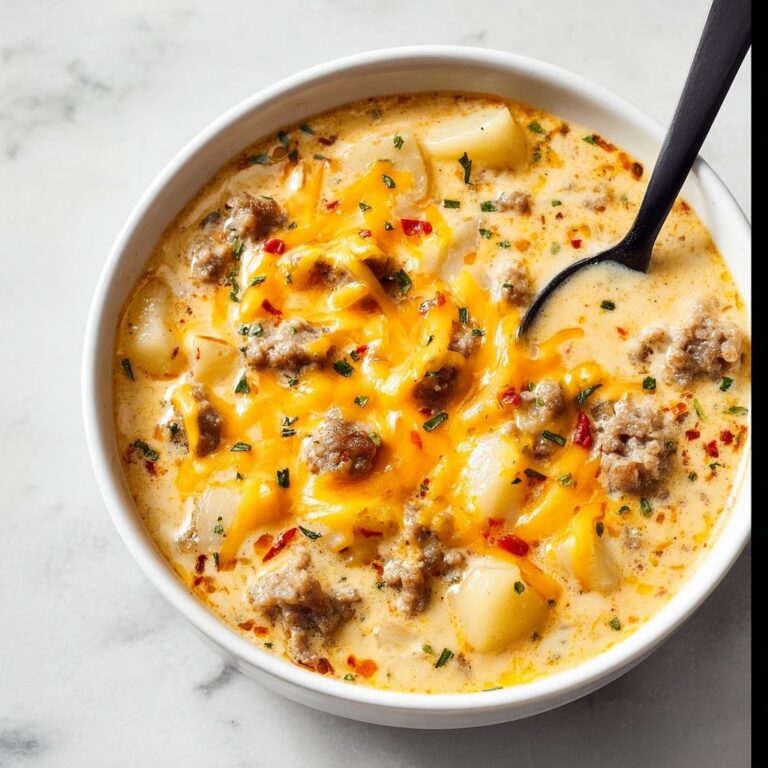 Cheesy Sausage Potato Soup Recipe