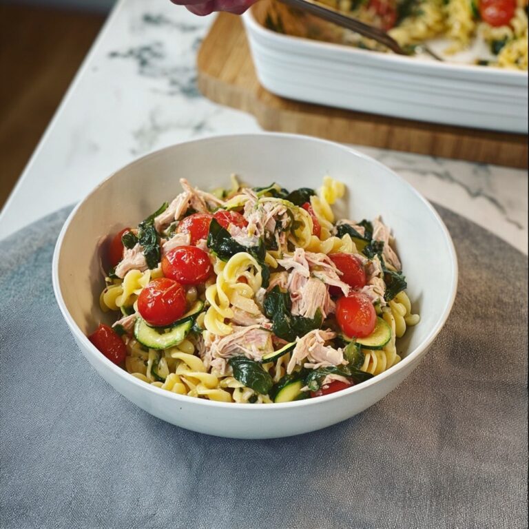 Baked Feta Salmon Pasta Recipe