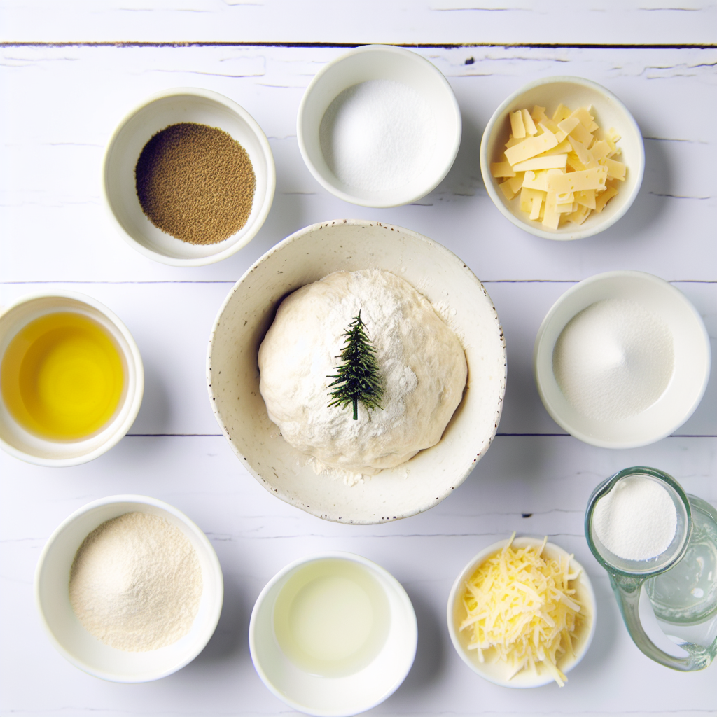 Cheesy Christmas Tree Bread Recipe - Recipe Image