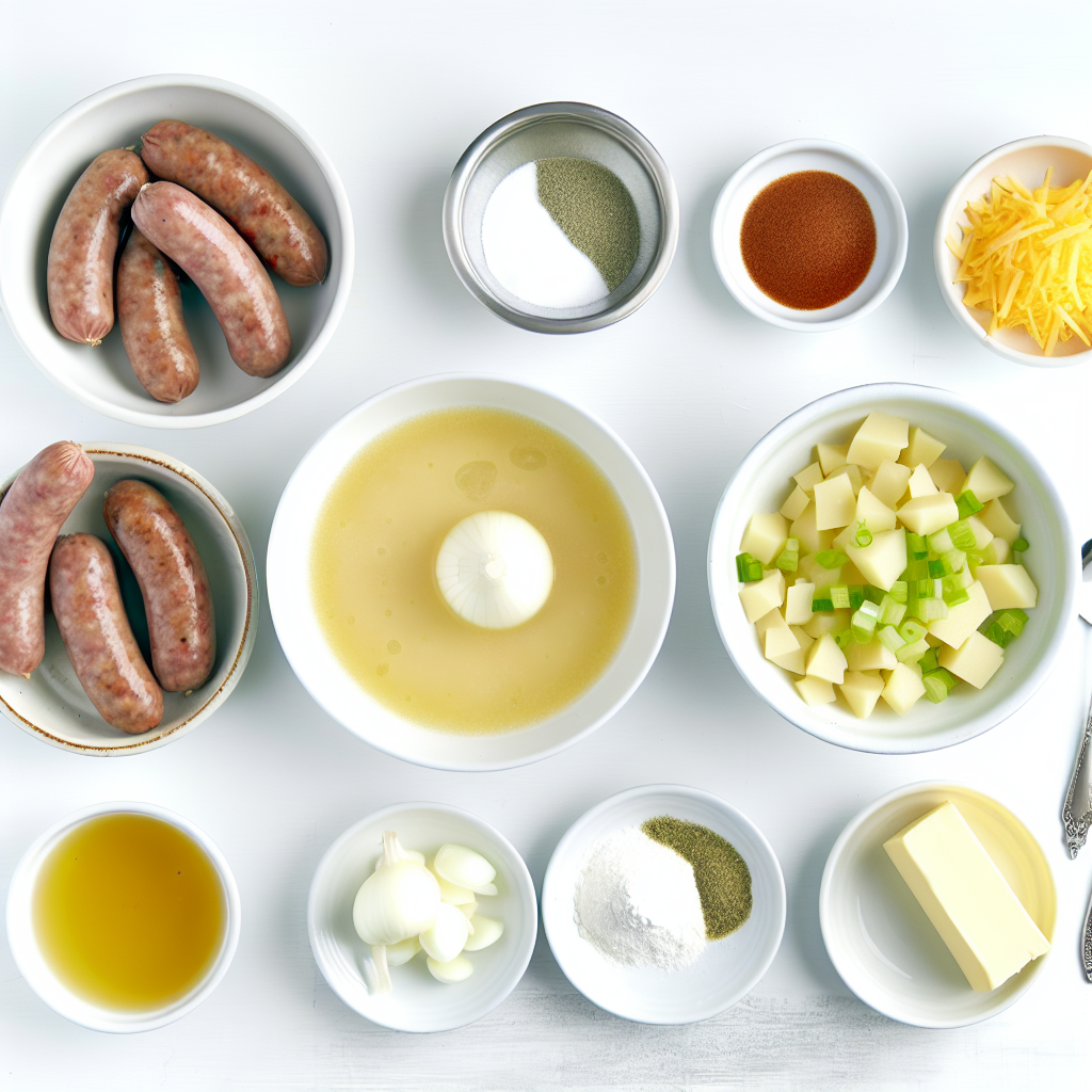 Cheesy Sausage Potato Soup Recipe - Recipe Image