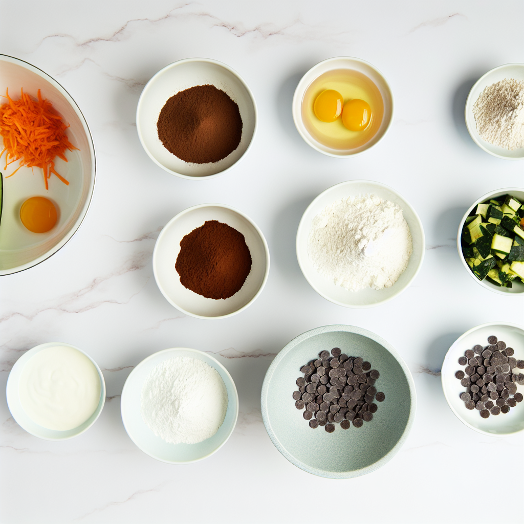 Chocolate Veggie Muffins Recipe - Recipe Image