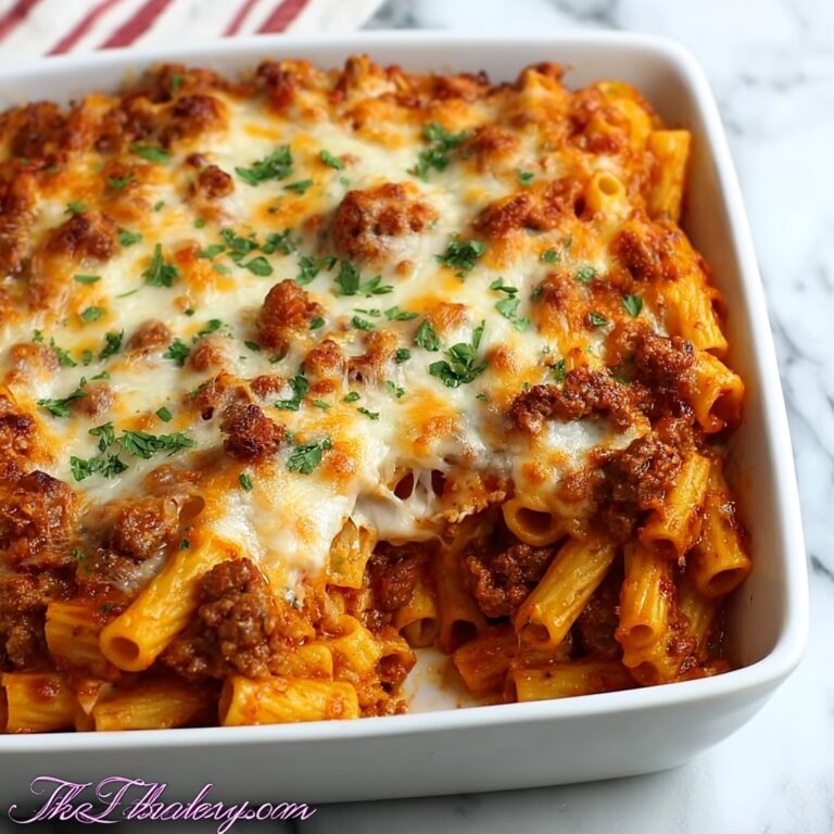 Cheesy Baked Ziti Recipe