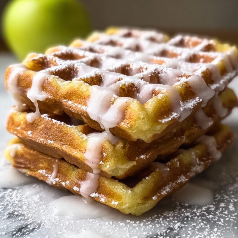 Mini Apple Fritter Waffle Donuts Recipe