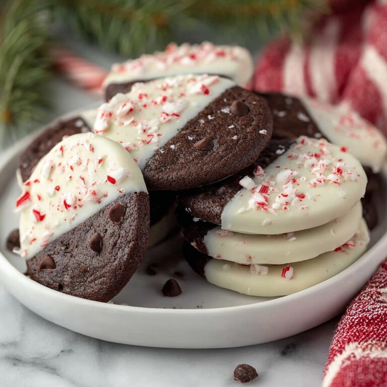 Chocolate Peppermint Slice and Bake Cookies Recipe