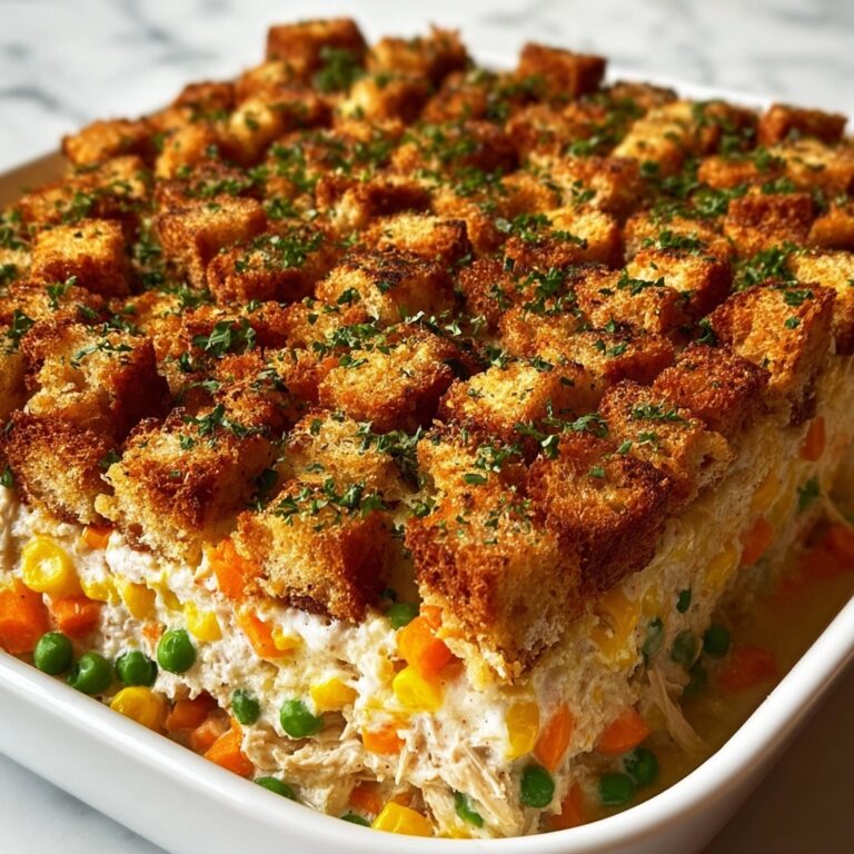 Rotisserie Chicken Stuffing Casserole Recipe