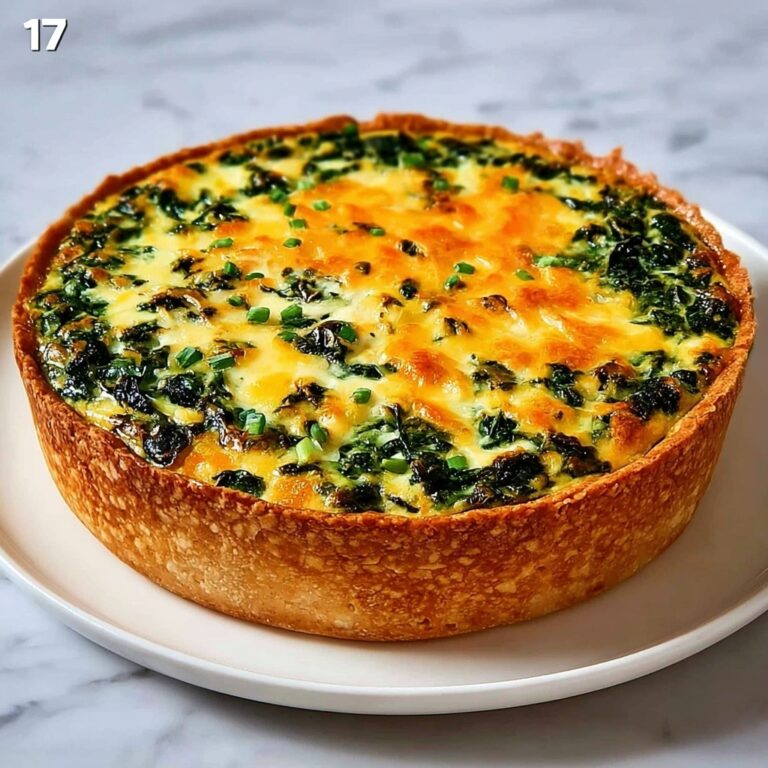 Cottage Cheese and Spinach Crustless Quiche Recipe