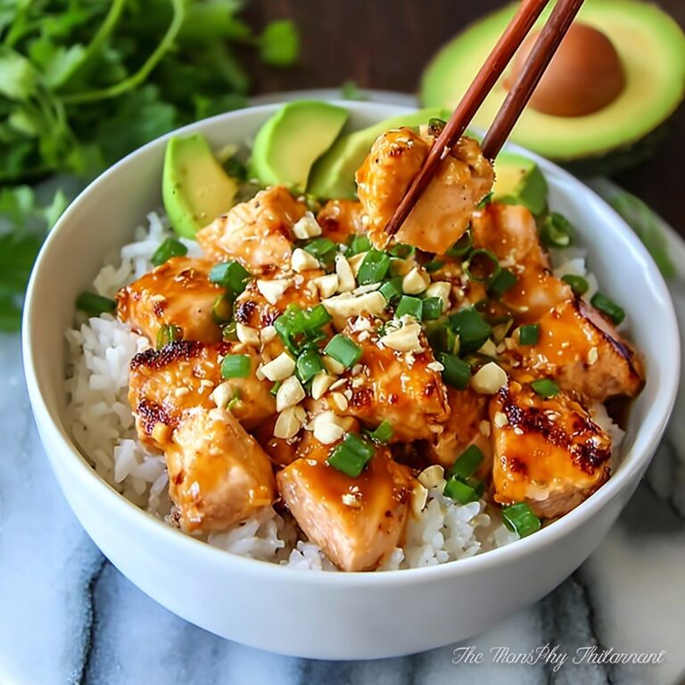 Sriracha Honey Salmon Bowls Recipe