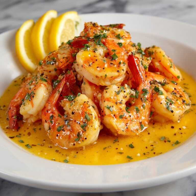 Mediterranean Shrimp Skillet with Lemon Garlic Sauce Recipe
