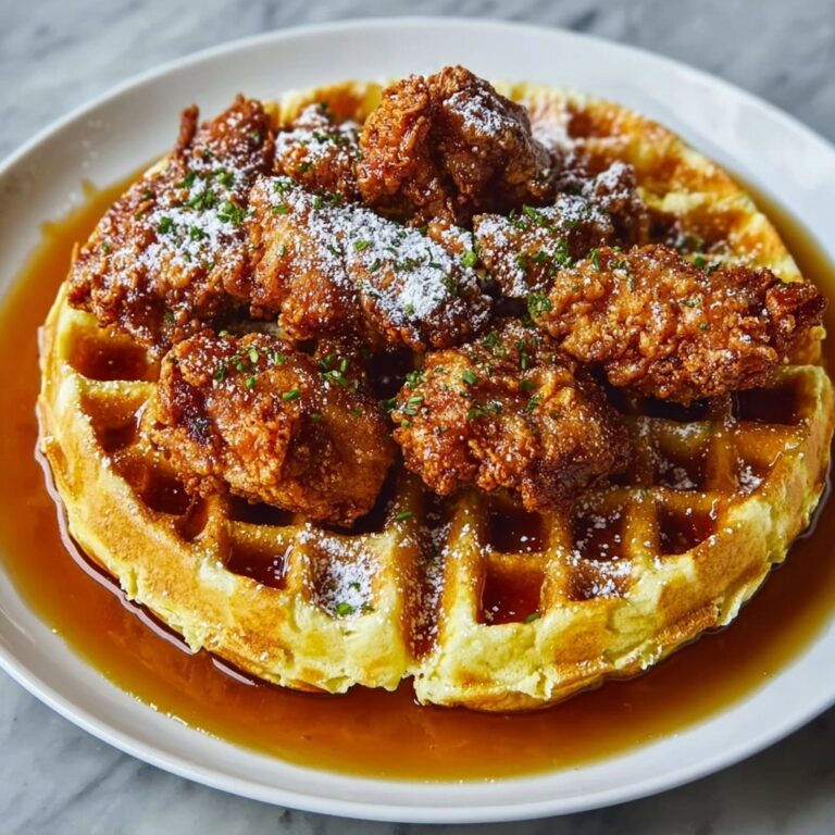 Crispy Chicken Waffles Delight for a Perfect Brunch! Recipe