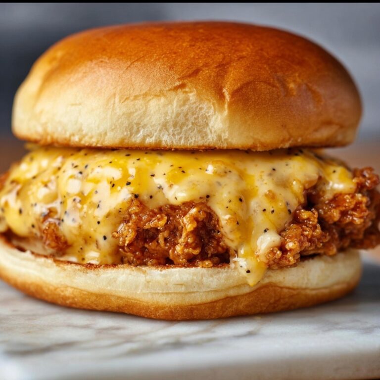 Cajun Chicken Sloppy Joes with Creamy Cheese Sauce Recipe
