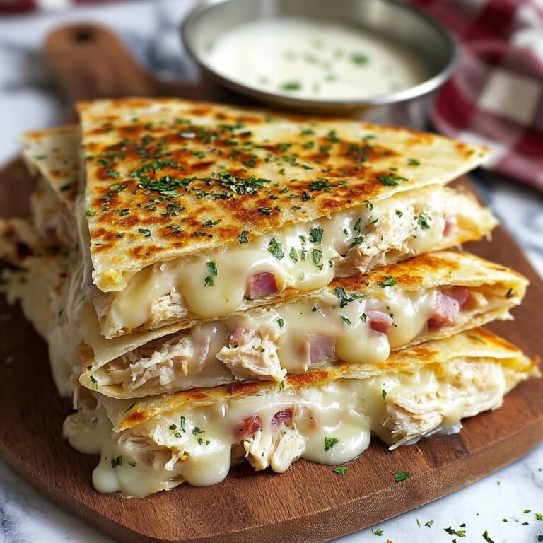 Chicken Cordon Bleu Quesadilla Recipe