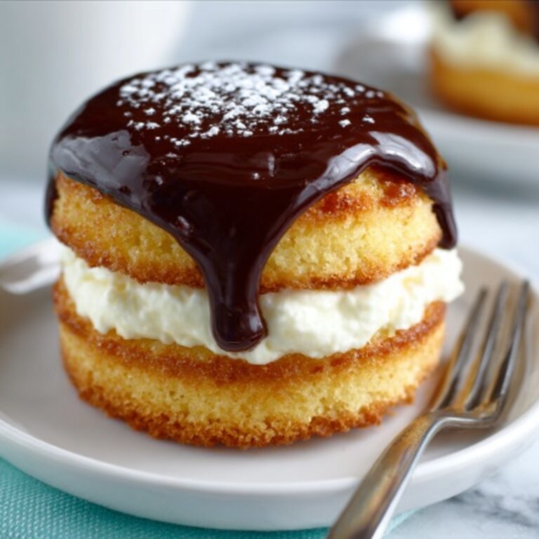 Mini Boston Cream Pies Recipe