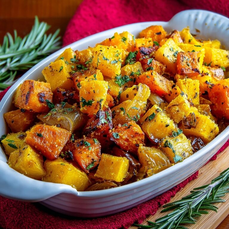 Roasted Butternut Squash and Sweet Potato with Orange and Rosemary Recipe