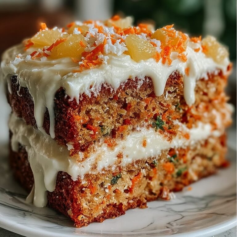 Pineapple Carrot Cream Cake Recipe