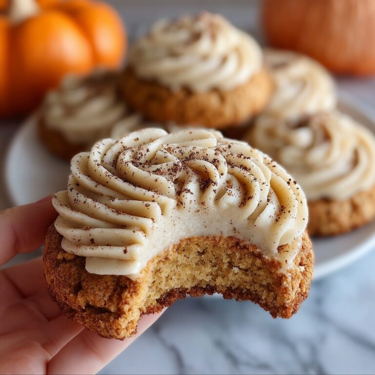 Soft Pumpkin Cookies with Cinnamon Frosting Recipe