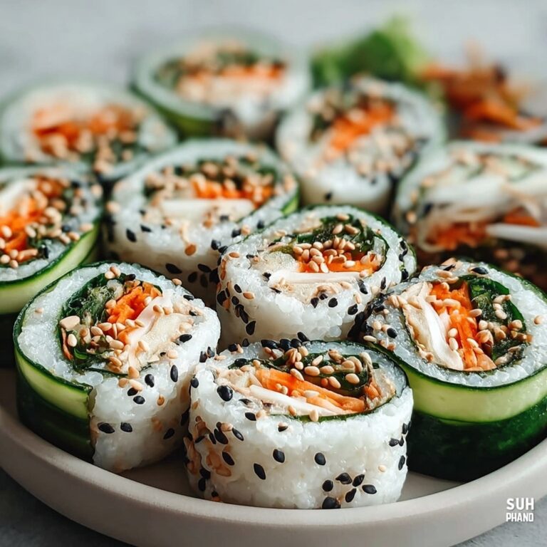 Crunchy Chicken Salad Cucumber Roll Ups Recipe