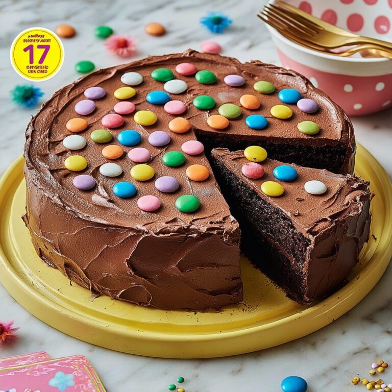 Polka Dot Chocolate Party Cake Recipe