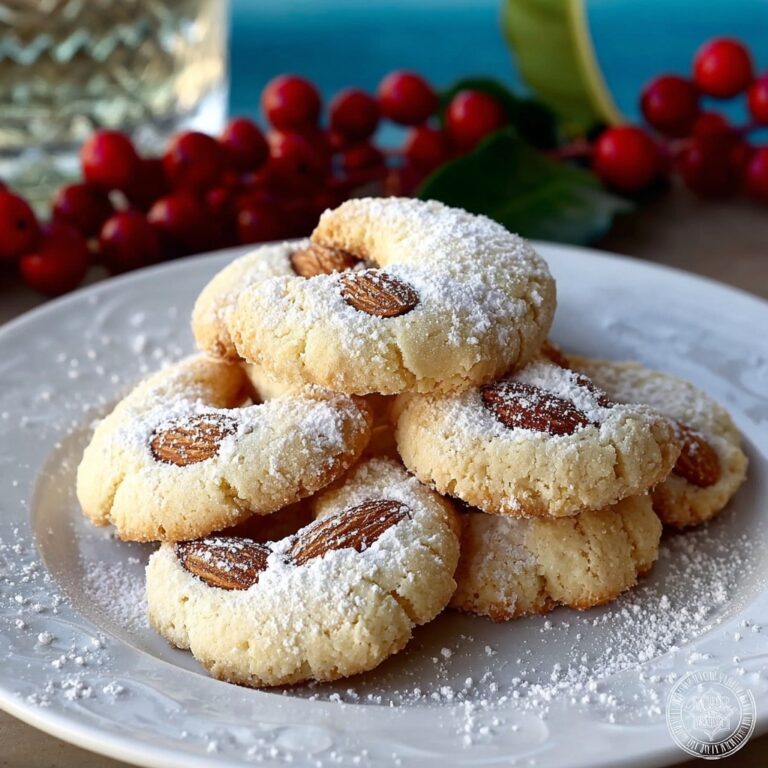 Almond Crescent Cookies Recipe