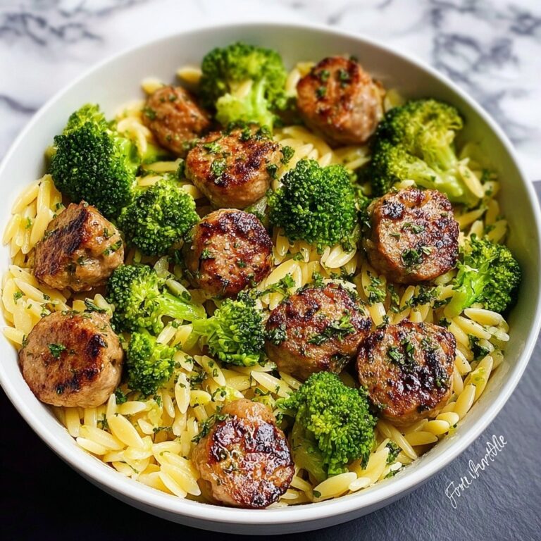 Savory Chicken Sausage Broccoli Orzo: A Quick and Delicious Meal Recipe