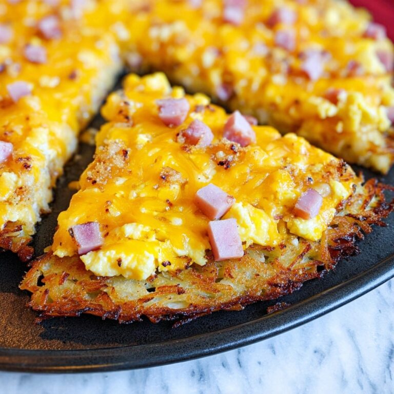 Breakfast Pizza with Hash Brown Crust Recipe
