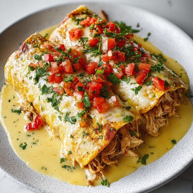 Queso Chicken Enchiladas Recipe