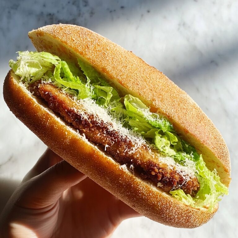 Crunchy Chicken Caesar Sandwich Recipe