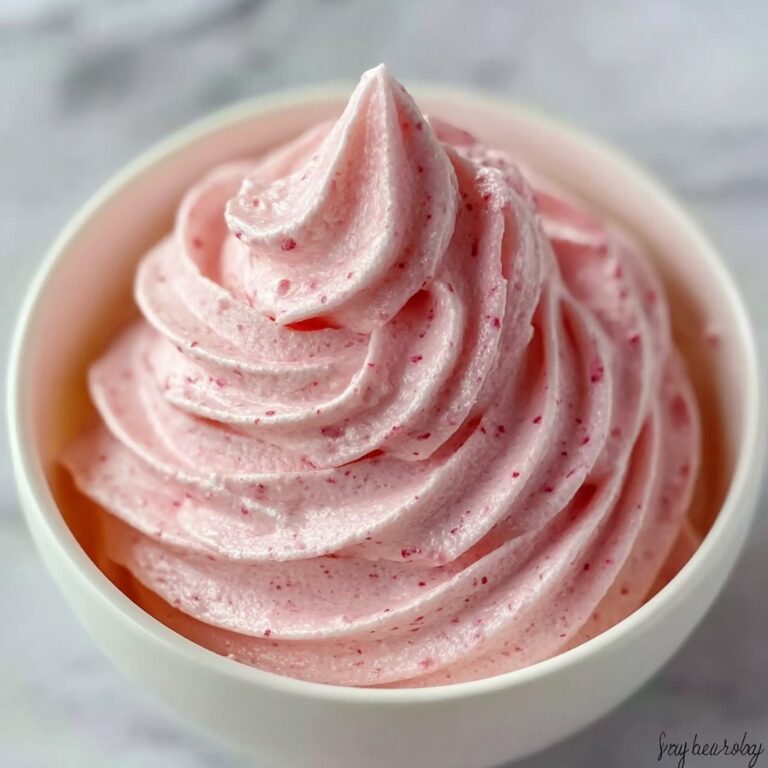 Strawberry Marshmallow Frosting for Cupcakes Recipe