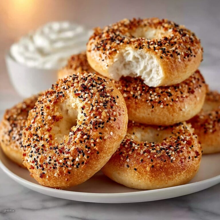 Classic Cottage Cheese Almond Flour Bagels Recipe
