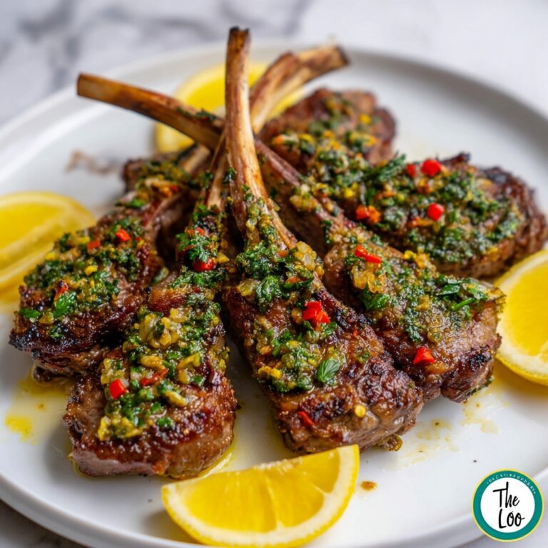 Juicy Garlic Butter Lamb Chops Recipe