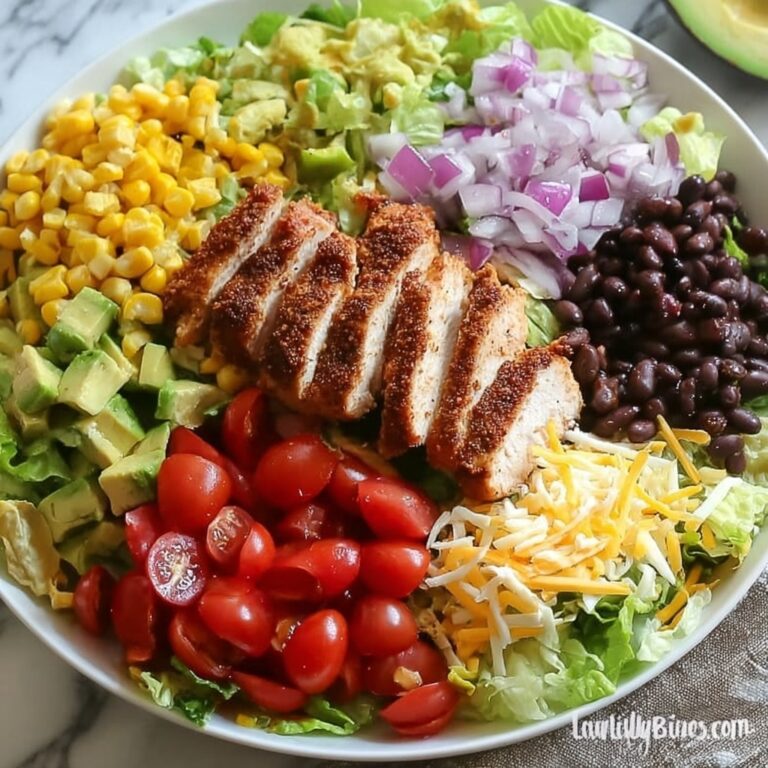 High Protein Southwest Chicken Salad Recipe