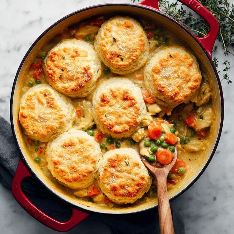 Chicken Pot Pie with Flaky Biscuits Recipe