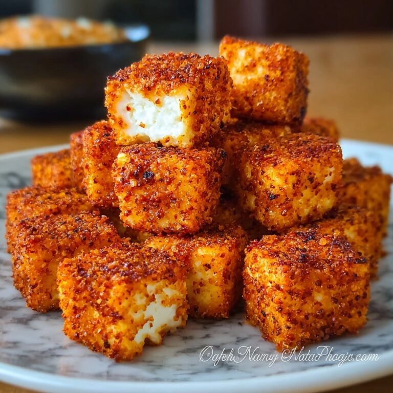 Easy Crispy Spiced Tofu Snack Cubes Recipe