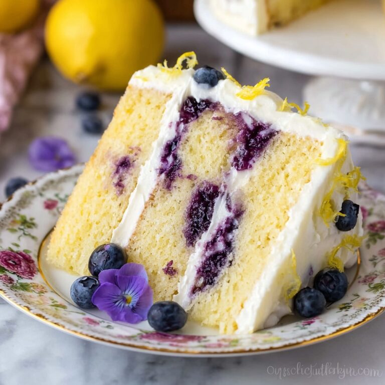 Lemon Blueberry Cake Recipe