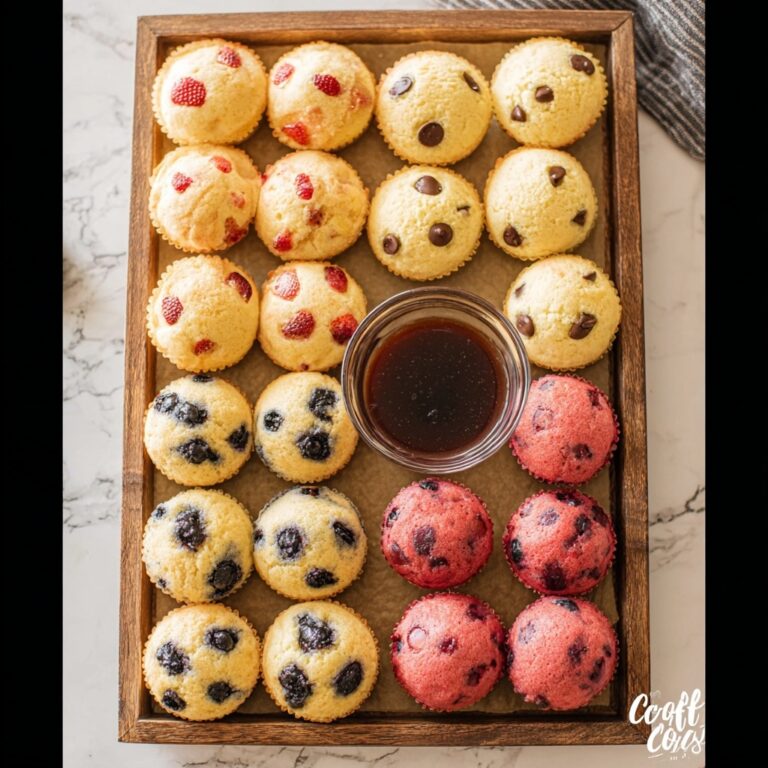 Pancakes Muffin Bites with Fresh Fruit and Chocolate Chips Recipe