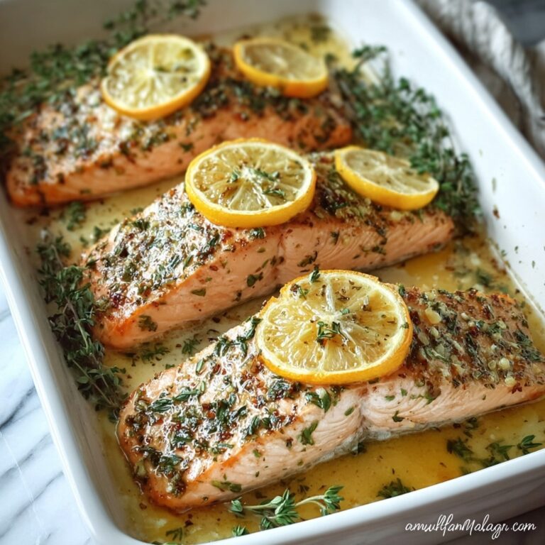 Oven-Baked Lemon Herb Salmon Recipe
