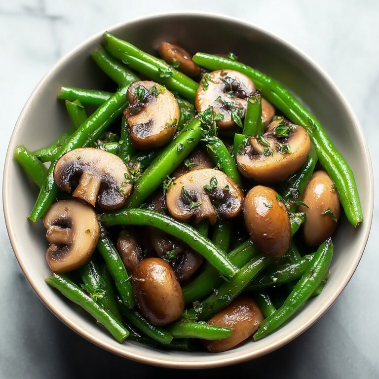Green Beans With Mushrooms Recipe