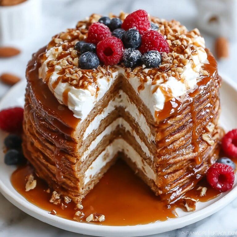 Decadent Biscoff Pancake Stack Recipe