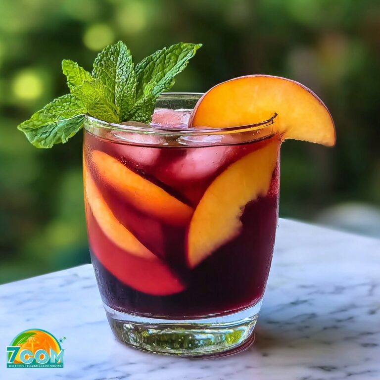 Peach Hibiscus Sunset Tea: Your Refreshing Summer Sip Recipe