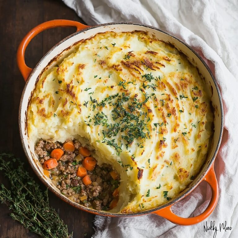 Savory Gardener’s Pie with Root Vegetable Mash Recipe