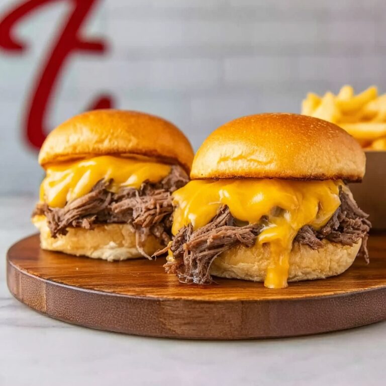Slow Cooker Beef and Cheddar Sandwiches Recipe