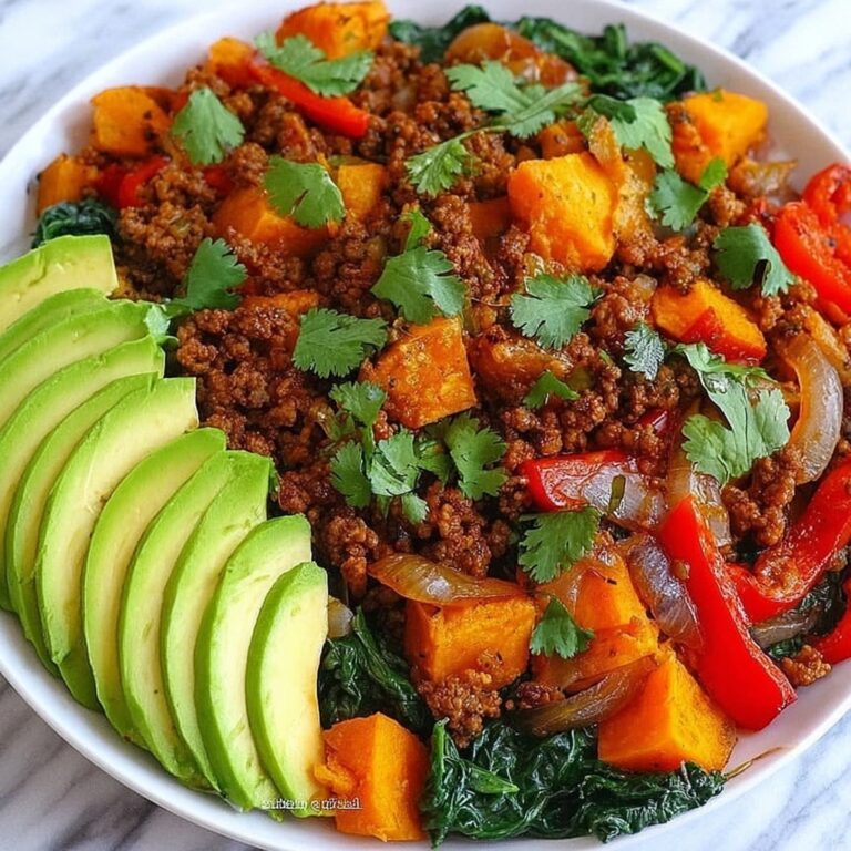 Ground Beef and Sweet Potato Skillet Recipe