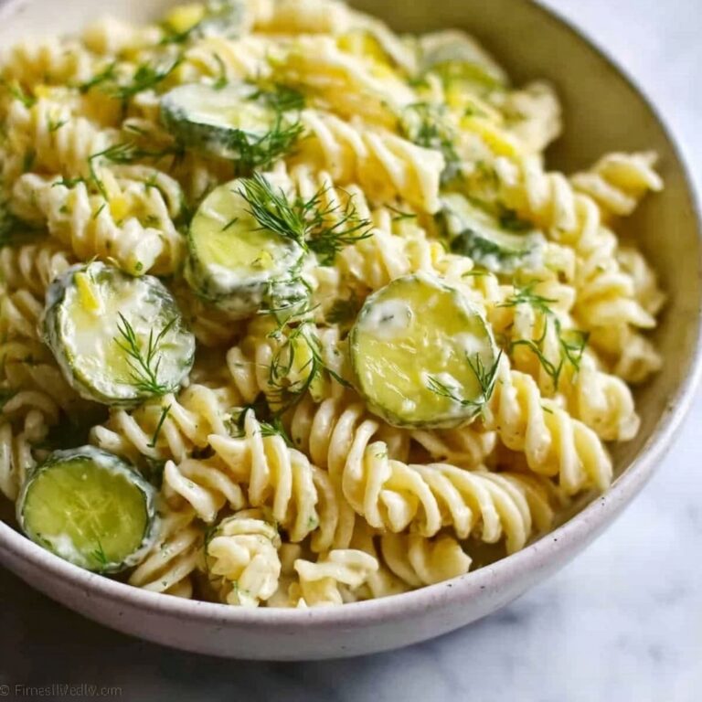 Dill Pickle Pasta Salad for a Tangy Twist Recipe