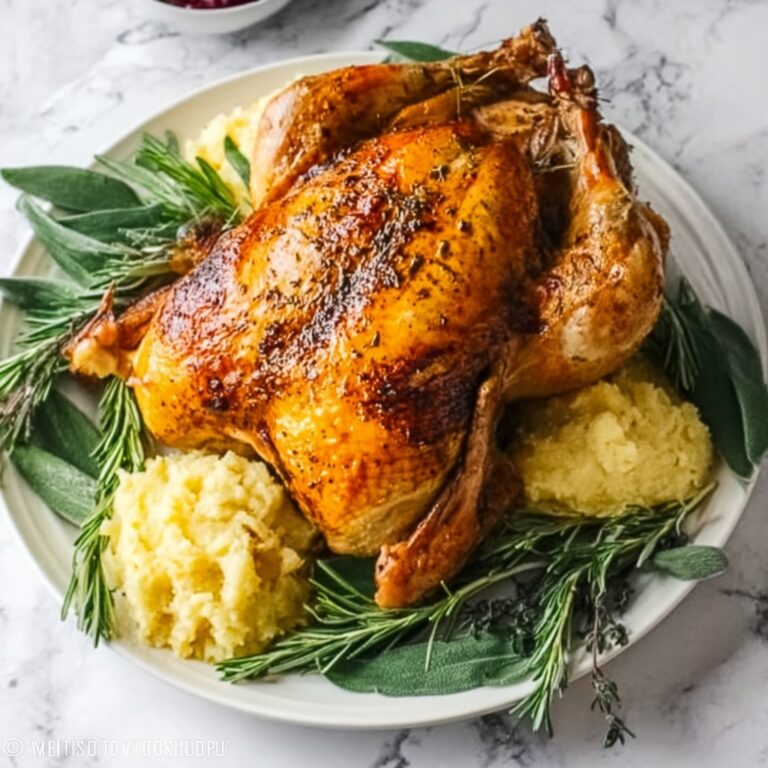Easy Roast Herb Butter Turkey Recipe