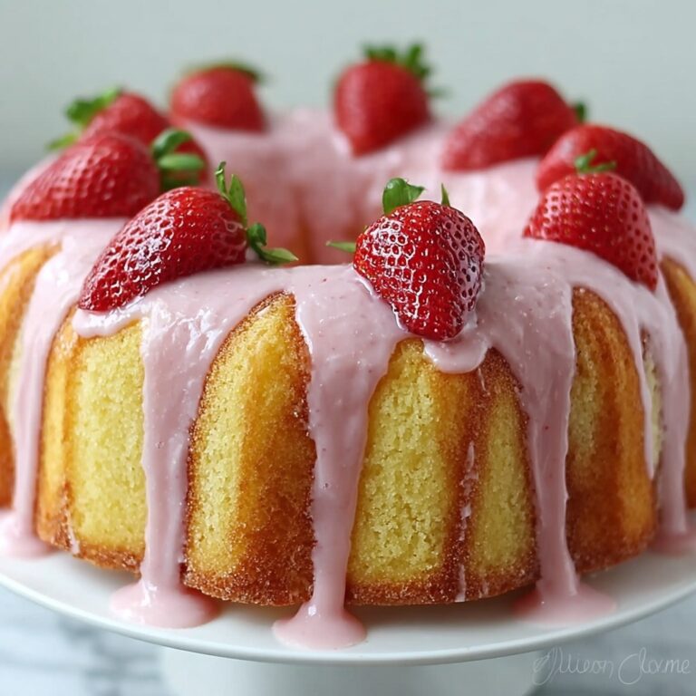 Strawberry Milkshake Pound Cake – Sweet Summer Nostalgia Recipe