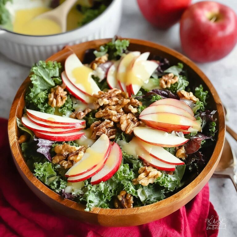 Apple Walnut Salad with Dried Cranberries and Feta Recipe
