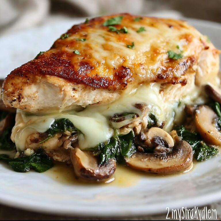 Mushroom Stuffed Chicken Breast Recipe