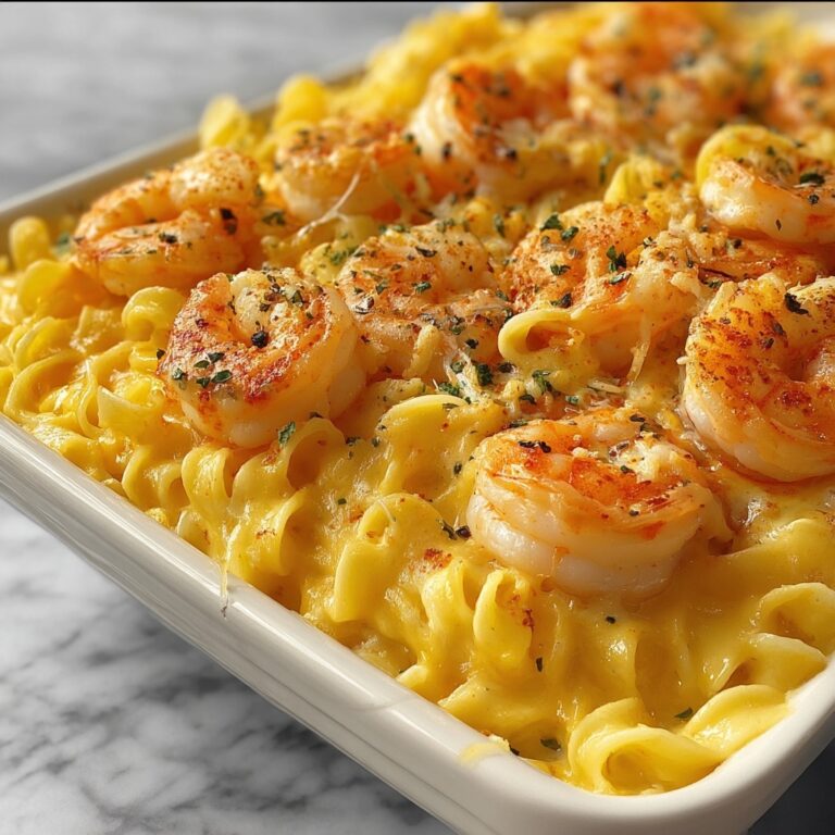 Shrimp Scampi Pasta Bake Recipe
