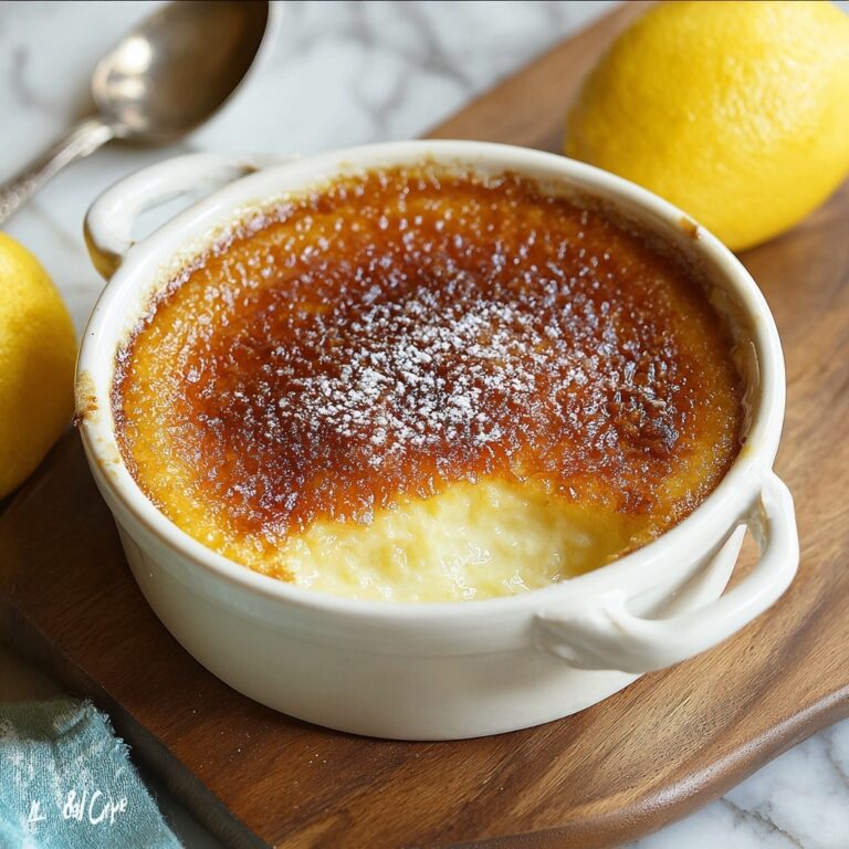 Baked Lemon Pudding Recipe