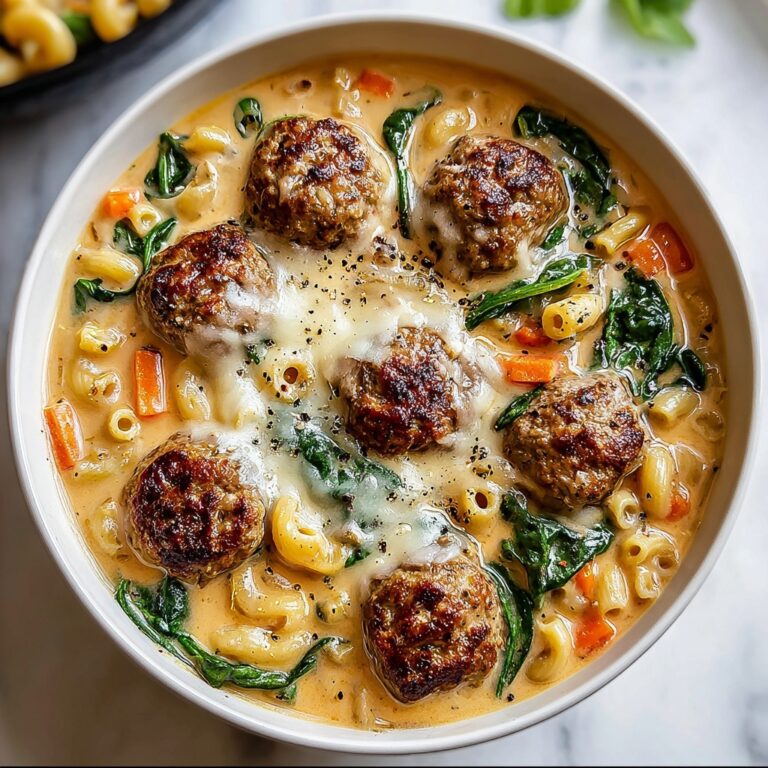 Creamy Italian Meatball Soup Recipe